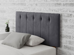 Hepburn Headboard 60 cm - Plush Velvet - Steel
