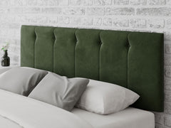Hepburn Headboard 60 cm - Plush Velvet - Forest Green