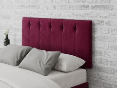 Hepburn Headboard 60 cm - Plush Velvet - Berry