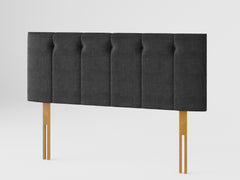 Hepburn Headboard 60 cm - Malham Weave - Ebony