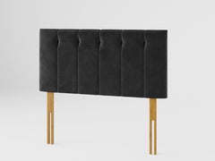 Hepburn Headboard 60 cm - Plush Velvet - Ebony