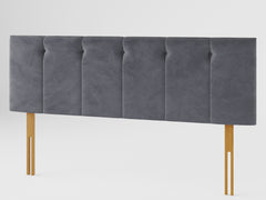 Hepburn Headboard 60 cm - Plush Velvet - Steel