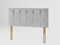 Hepburn Headboard 60 cm - Kimiyo Linen - Silver