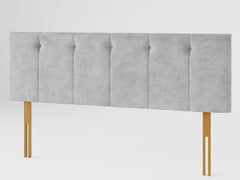 Hepburn Headboard 60 cm - Kimiyo Linen - Silver