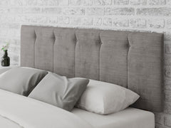 Hepburn Headboard 60 cm - Firenza Velour - Silver