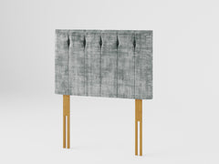 Hepburn Headboard 60 cm - Distressed Velvet - Platinum