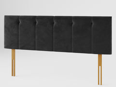 Hepburn Headboard 60 cm - Plush Velvet - Ebony