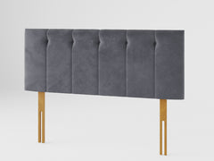 Hepburn Headboard 60 cm - Plush Velvet - Steel