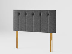 Hepburn Headboard 60 cm - Saxon Twill - Charcoal