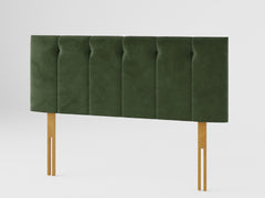 Hepburn Headboard 60 cm - Plush Velvet - Forest Green