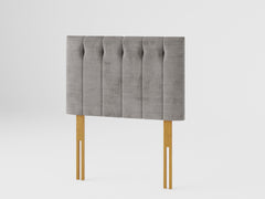 Hepburn Headboard 60 cm - Firenza Velour - Silver