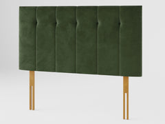 Hepburn Headboard 80 cm - Plush Velvet - Forest Green