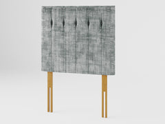 Hepburn Headboard 80 cm - Distressed Velvet - Platinum