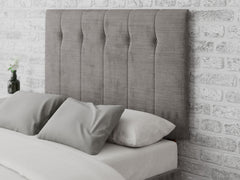 Hepburn Headboard 80 cm - Firenza Velour - Silver