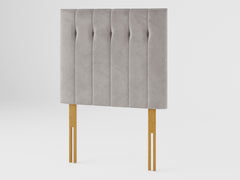 Hepburn Headboard 80 cm - Plush Velvet - Silver