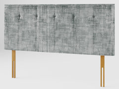 Hepburn Headboard 80 cm - Distressed Velvet - Platinum