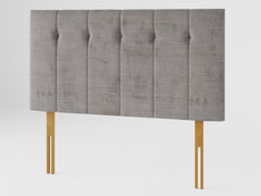 Hepburn Headboard 80 cm - Firenza Velour - Silver
