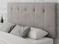 Hepburn Headboard 80 cm - Plush Velvet - Silver