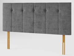 Hepburn Headboard 80 cm - Firenza Velour - Charcoal