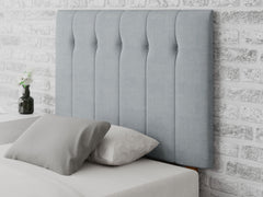 Hepburn Headboard 80 cm - Malham Weave - Sky Blue