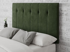 Hepburn Headboard 80 cm - Plush Velvet - Forest Green