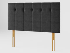 Hepburn Headboard 80 cm - Malham Weave - Ebony