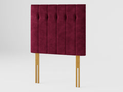 Hepburn Headboard 80 cm - Kimiyo Linen - Bordeaux