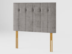 Hepburn Headboard 80 cm - Firenza Velour - Silver