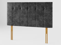 Hepburn Headboard 80 cm - Mirazzi Velvet - Black