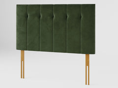 Hepburn Headboard 80 cm - Plush Velvet - Forest Green