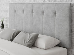 Hepburn Headboard 80 cm - Kimiyo Linen - Silver