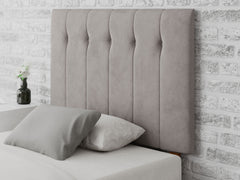 Hepburn Headboard 80 cm - Plush Velvet - Silver