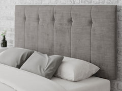 Hepburn Headboard 80 cm - Firenza Velour - Silver