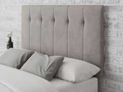 Hepburn Headboard 80 cm - Plush Velvet - Silver