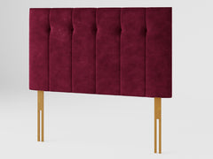 Hepburn Headboard 80 cm - Kimiyo Linen - Bordeaux