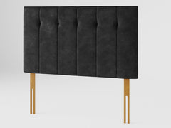 Hepburn Headboard 80 cm - Kimiyo Linen - Charcoal