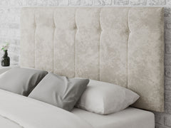 Hepburn Headboard 80 cm - Mirazzi Velvet - Pearl