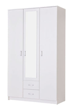 Kano White 3 Door Wardrobe
