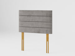 Kelly Headboard 60 cm - Firenza Velour - Silver
