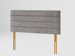 Kelly Headboard 60 cm - Firenza Velour - Silver