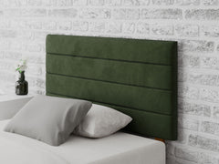 Kelly Headboard 60 cm - Plush Velvet - Forest Green