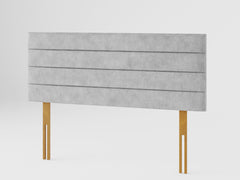 Kelly Headboard 60 cm - Kimiyo Linen - Silver