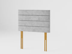 Kelly Headboard 60 cm - Kimiyo Linen - Silver