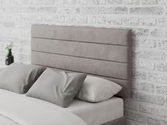 Kelly Headboard 60 cm - Plush Velvet - Silver