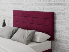 Kelly Headboard 60 cm - Plush Velvet - Berry