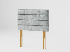 Kelly Headboard 60 cm - Distressed Velvet - Platinum