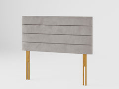 Kelly Headboard 60 cm - Plush Velvet - Silver