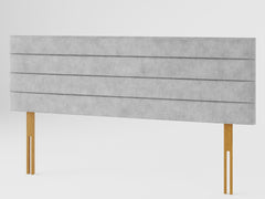 Kelly Headboard 60 cm - Kimiyo Linen - Silver