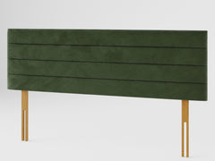 Kelly Headboard 60 cm - Plush Velvet - Forest Green