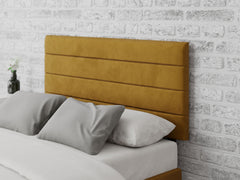 Kelly Headboard 60 cm - Plush Velvet - Ochre